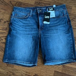 Lee denim midrise Bermuda regular fit 16M NWT